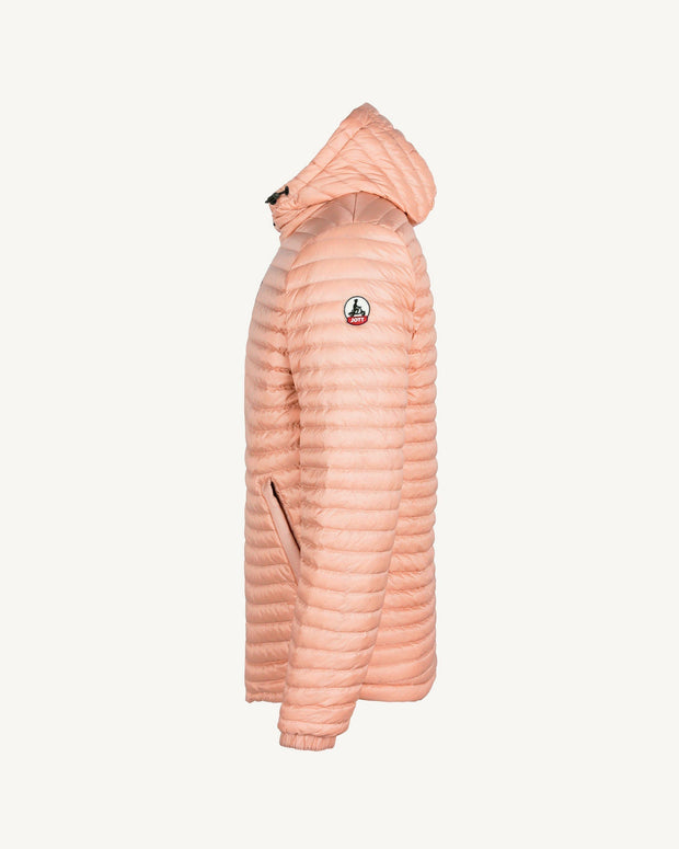 Doudoune réversible à capuche Ultralight Army/Rose poudre Bangkok 2.0