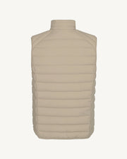 Doudoune sans manches stretch Beige Arafo