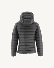 Doudoune légère à capuche enfant Anthracite Carla