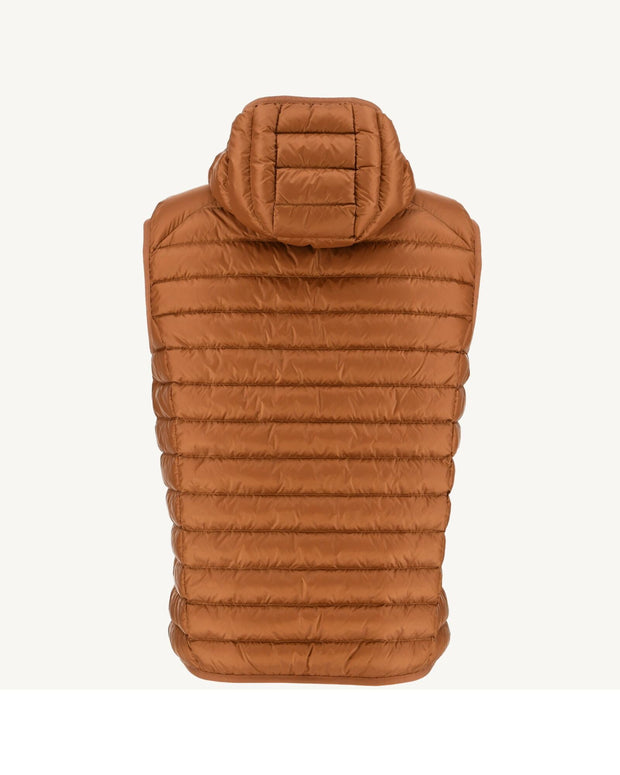 Doudoune sans manches à capuche Caramel Pat