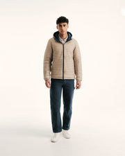 Doudoune ultralégère réversibles Marine/Beige Chicago 2.0