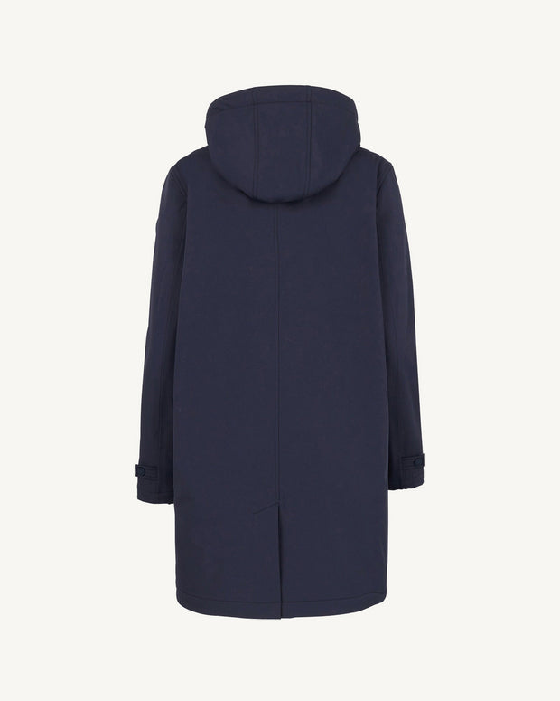Imperméable à capuche amovible Marine Corinthe