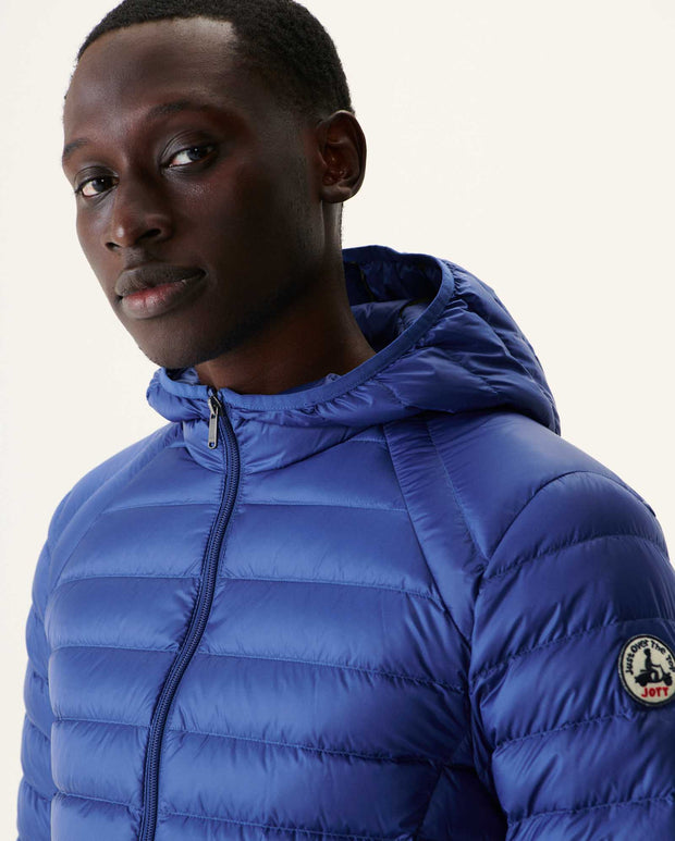 Doudoune légère à capuche Dark denim Nico