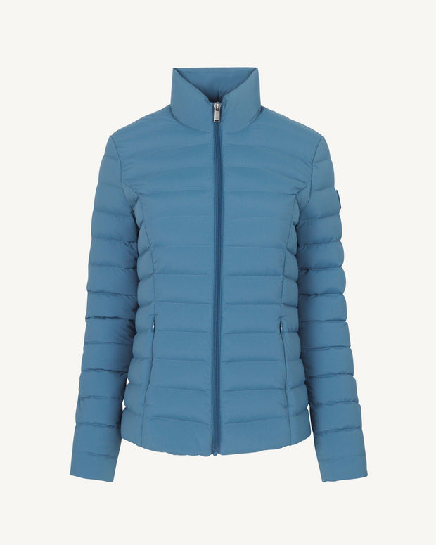 Doudoune stretch légère Bleu jeans Maia