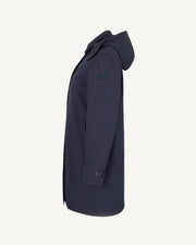 Imperméable à capuche amovible Marine Corinthe