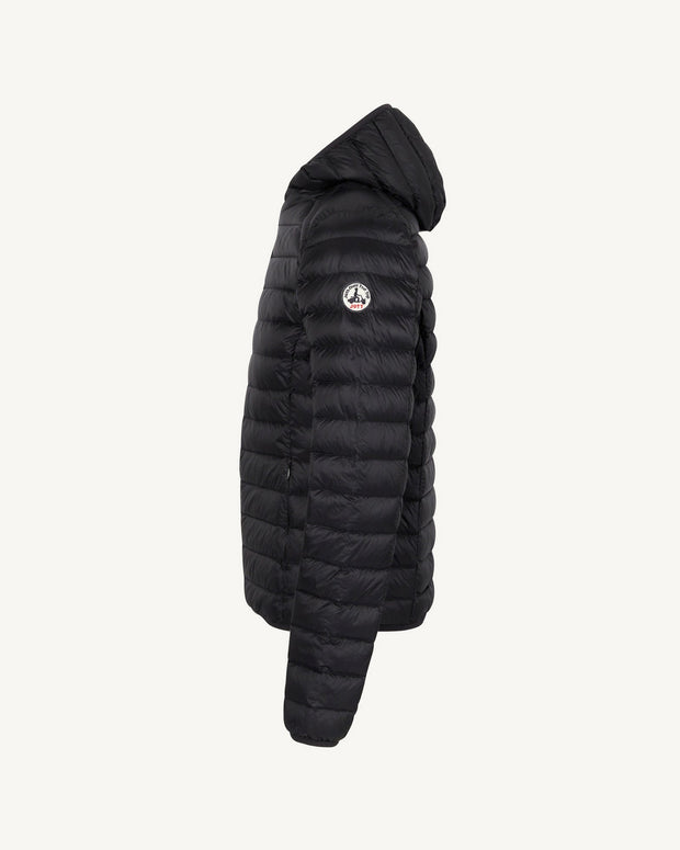 Doudoune légère à capuche Noir Nico