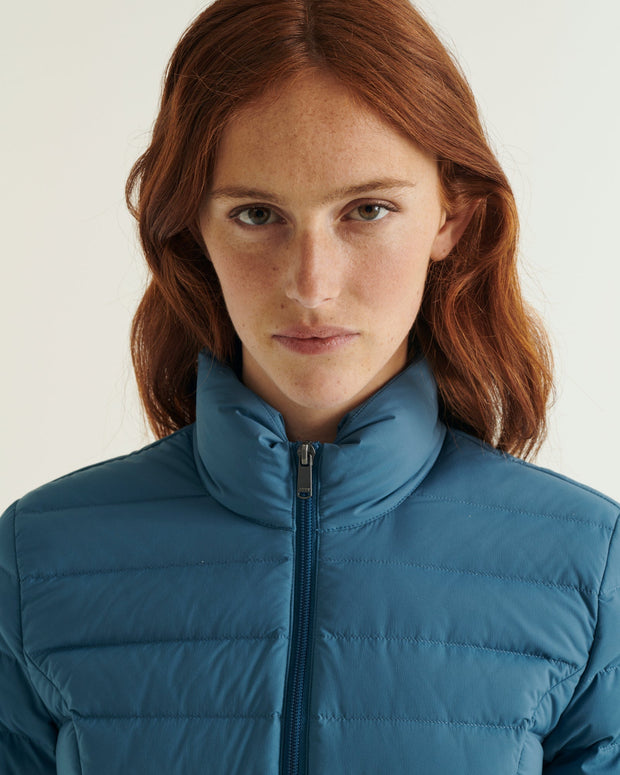 Doudoune stretch légère Bleu jeans Maia
