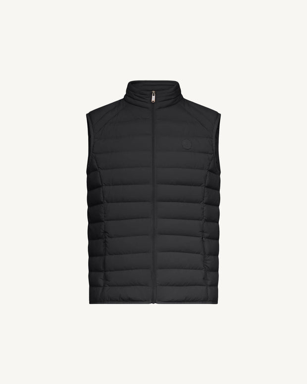 Doudoune sans manches stretch Noir Arafo