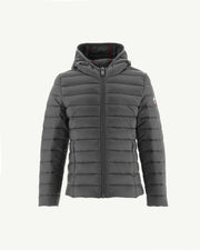 Doudoune légère à capuche enfant Anthracite Carla