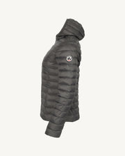 Doudoune légère à capuche Anthracite Cloe