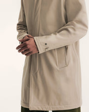 Imperméable à capuche amovible Beige Athenes