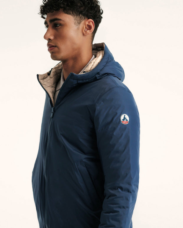 Doudoune ultralégère réversibles Marine/Beige Chicago 2.0