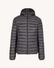 Doudoune légère à capuche Anthracite Nico