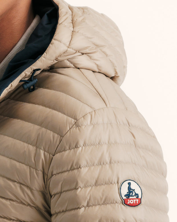 Doudoune ultralégère réversibles Marine/Beige Chicago 2.0