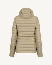 Doudoune légère à capuche Beige Cloe