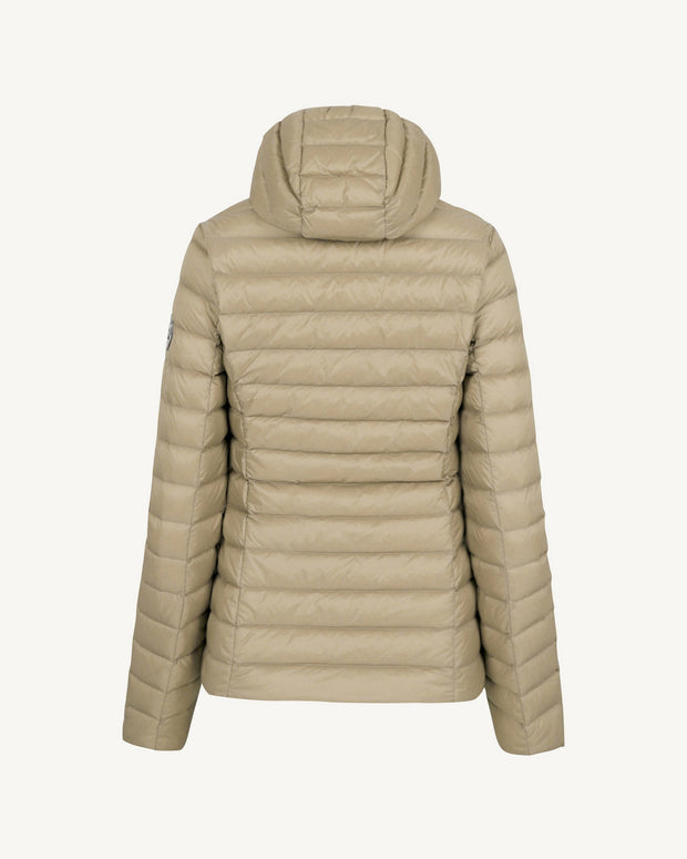 Doudoune légère à capuche Beige Cloe