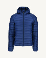 Doudoune légère à capuche Dark denim Nico