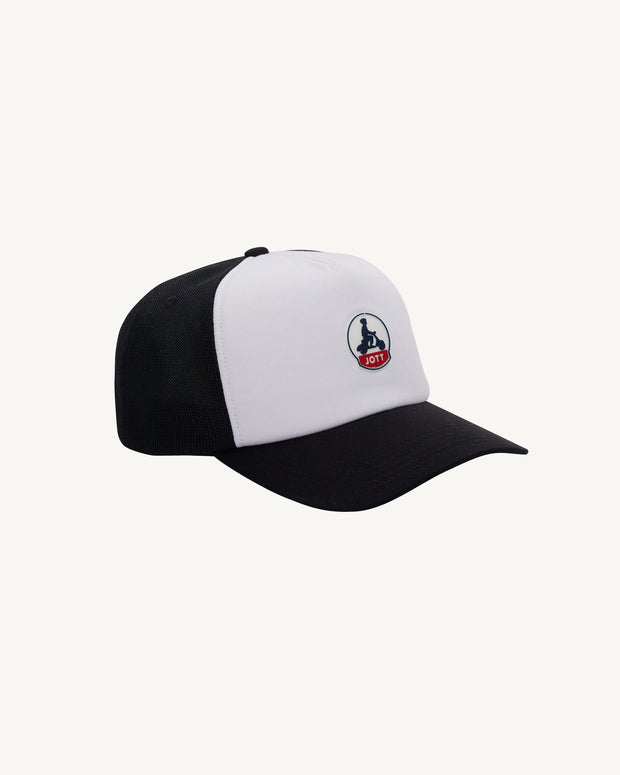 Casquette bicolore à filet Noir/Blanc/Noir Sail
