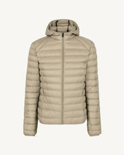 Doudoune légère à capuche Beige Nico