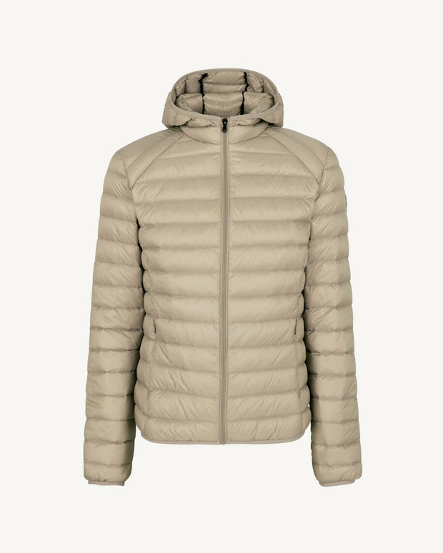 Doudoune légère à capuche Beige Nico