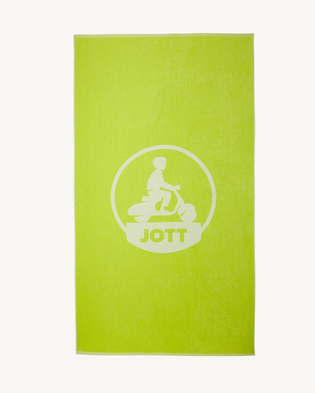 Serviette de plage en éponge Vert acide Beach