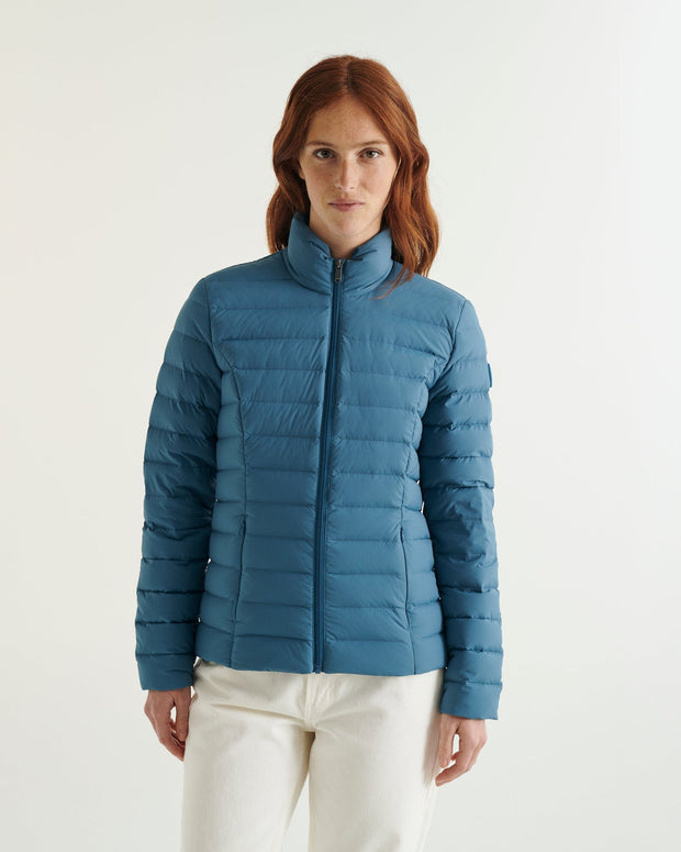 Doudoune stretch légère Bleu jeans Maia