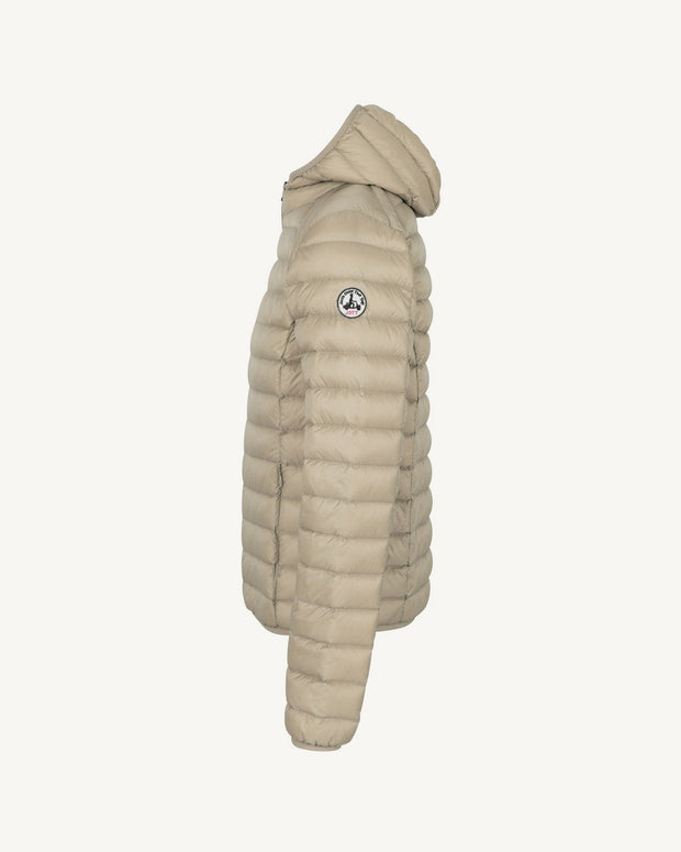 Doudoune légère à capuche Beige Nico