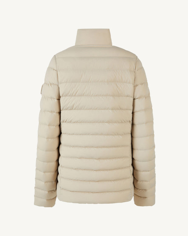 Doudoune stretch légère Beige Maia